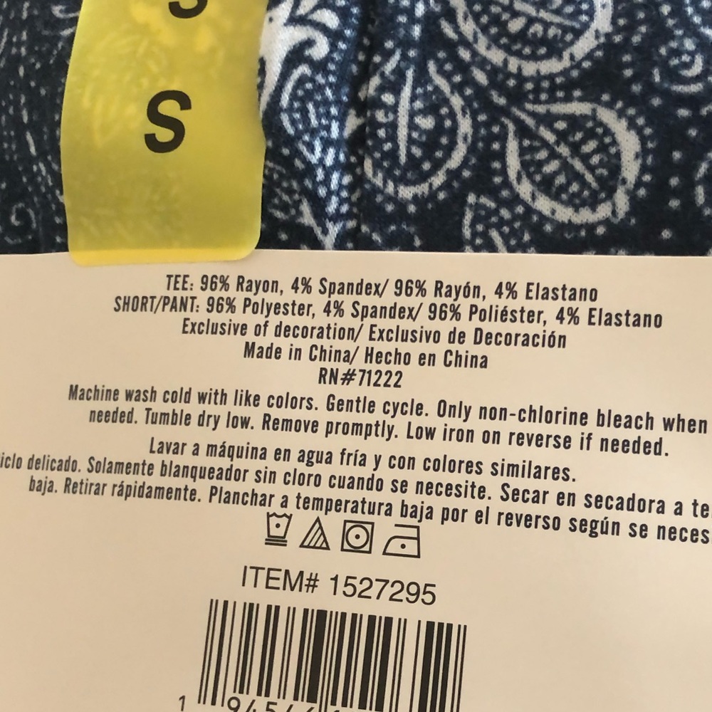 LUCKY BRAND 3 PIECES PAJAMA SET - Picture 6 of 10
